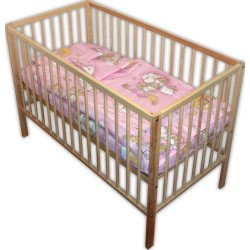 Lenjerie patut bebe cu 3 piese ursuletul somnoros