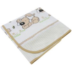 Paturica din bumbac catelusi